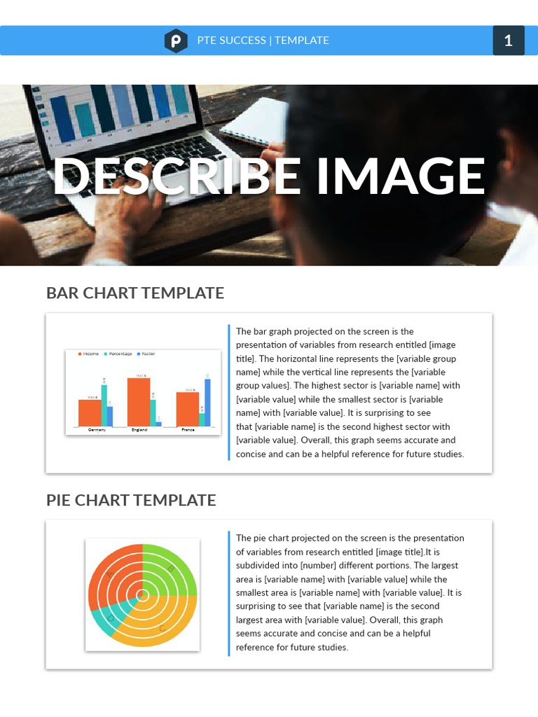 PTE Describe Image Templates Guide | PDF | Cognition