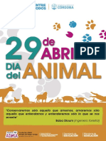 29 de Abril Dia Del Animal
