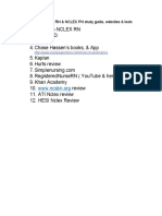 List of NCLEX - RN - NCLEX PN Study Guide, Websites - Tools-2
