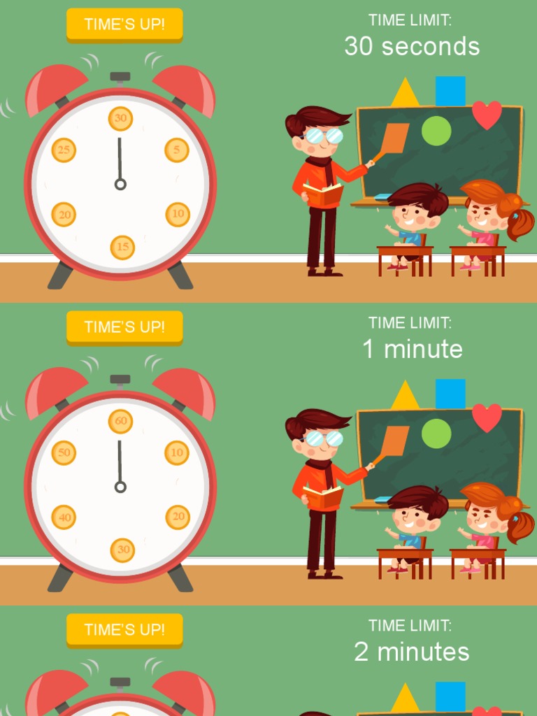 Timer Settings and Time Limits Guide | PDF