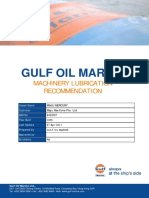 Gulf Oil Marine: Machinery Lubrication Recommendation