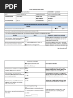 Class Observation Form Updated