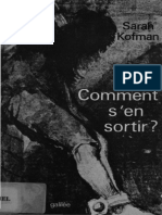 Comment S'en Sortir - S. Kofman