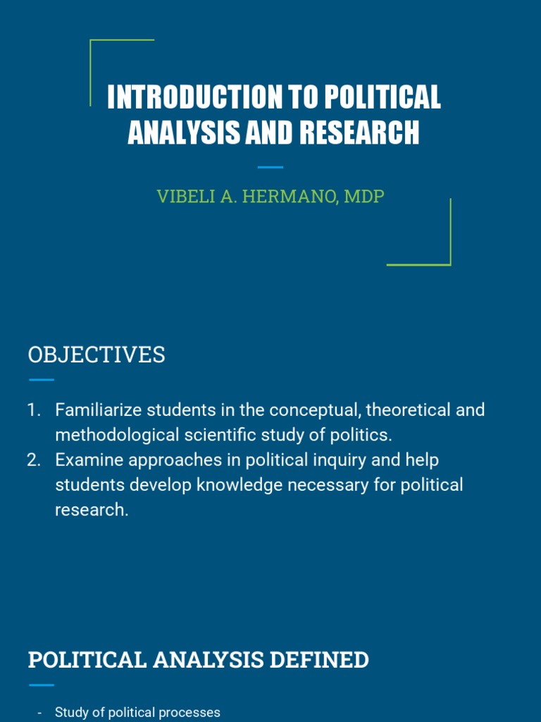 I.PAR. Political Analysis | PDF