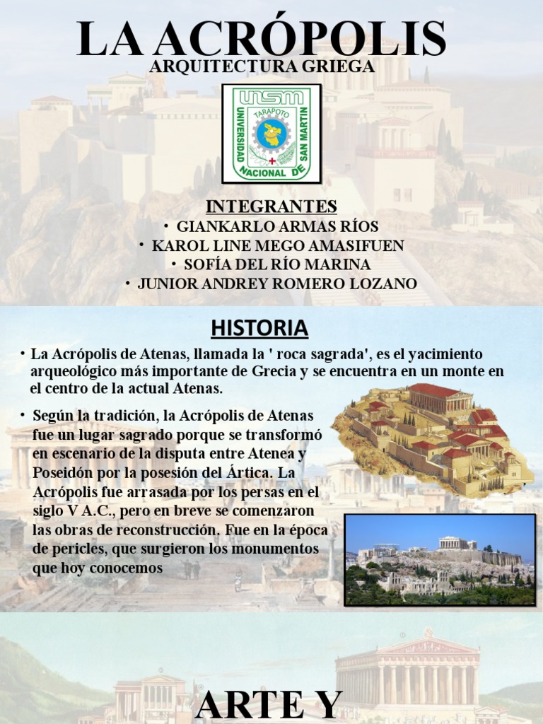 Historia y Arquitectura de la Acrópolis | PDF | Antigua Grecia ...