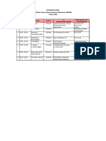 Roundown Acara Pelatihan LDKS 1