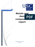 Inorganic Chemistry Report PLC