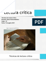 Técnicas de Lectura Crítica 