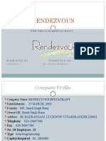 Rendezvous: The French Restaurant