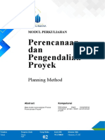 Modul 2 Perencanaan Dan Pengendalian Proyek