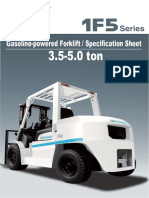 Gasoline-Powered Forklift / Specification Sheet