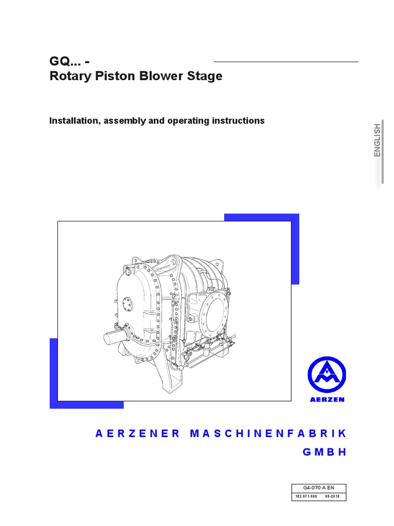 Manual Blower Aerzen PDF