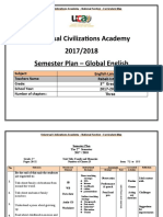 Semester Plan Grade 3 Global English