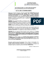 ACTAS DE COMPROMISO DE USO TEMPORAL DEL ESPACIO DEL PARQUE INFANTIL DEL PASAJE BERNARDO ALCEDO (Anteriormente Conocido Como 4 de Marzo)