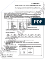 O Levels Notes Chapter 1 - Physical Quantities and Measurements - UPDATED