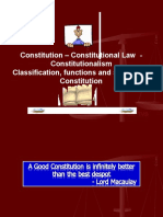 Constitution - Constitutional Law and Constitutionalism