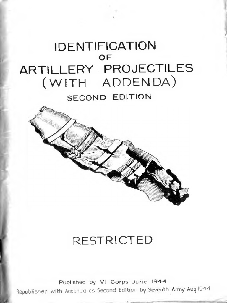 Identification of Artillery Projectiles | PDF | Shell (Projectile ...