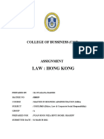 Law: Hong Kong: College of Bussiness (Cob)