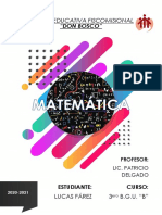 Fárez Lucas - 3ro Bgu B. Matemáticas. Elipse