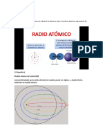 Radio Atomico y Modelo Atomico de Sommerfeld