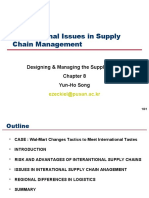 International Issues in Supply Chain Management: Designing & Managing The Supply Chain Yun-Ho Song