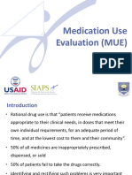 Medication Use Evaluation (MUE)