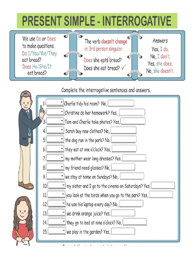 Present Simple Questions | PDF