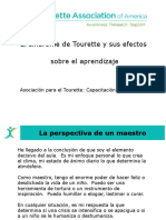 S. Tourette y Aprendizaje