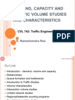Emand Capacity and Traffic Volume Studies and Characteristics
