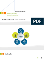 APPCC: Sistema de Análise de Perigos e Pontos Críticos de Controle