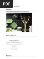 Faça flores artificiais