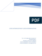 Leyes Autoaplicativas y Leyes Heteroaplicativas