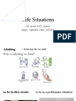 Life Situations: GF Notes lvl5, Class1