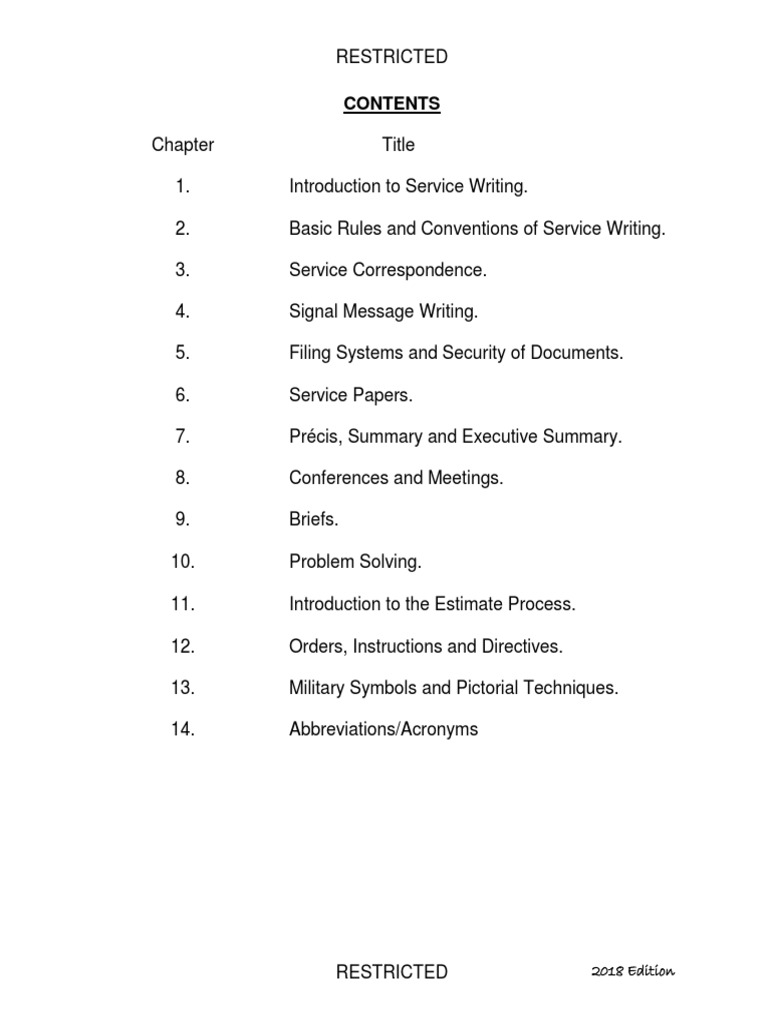 Joint Service Writing Manual Overview | PDF | Classified Information ...