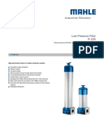 Low Pressure Filter: 1. Features