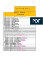 Programas Ofertados 2022-I