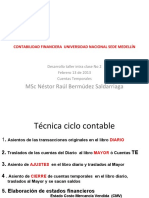 Solucion Taller Intra No 3 Extra Cierres FINANCIERA UNIVERSIDAD NACIONAL SEDE MEDELLÍN