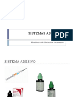 SISTEMAS ADESIVOS Monitoria