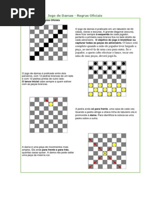 Regras Internacionais Damas FPD, PDF