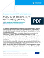 Overview of Parliamentary Discretionary Spending - Final