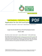 Food Systems - Definition, Concept and Application For The UN Food Systems Summit