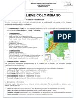 Sociales Guía#4 Relieve de Colombia Grado-5