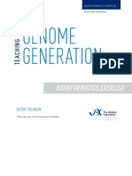 Genome Generation: Bioinformatics Exercise