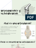 Artuculaciones (Tipos de Articulaciones) Lesiones y Enfermedades Osteoarticulares