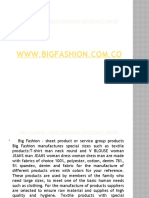 Big Fashion - Sheet Product or Service Group