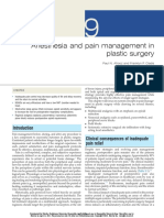 Anesthesia and Pain Management in Plastic Surgery: Clinical Consequences of Inadequate Pain Relief