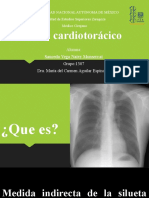 Índice cardiotorácico: medición indirecta del tamaño del corazón (ICT