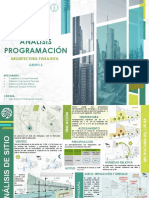 Analisis de Lugar, Usuario y Programacion