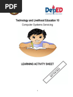 Technology and Livelihood Education 10 Computer Systems Servicing