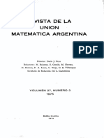 Revista L.A Union Matematica Argentina